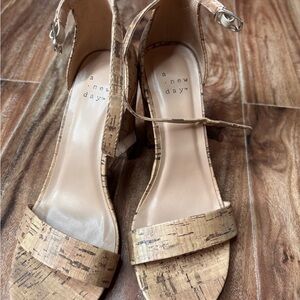 A New Day Tan Women's Sandals NWOT